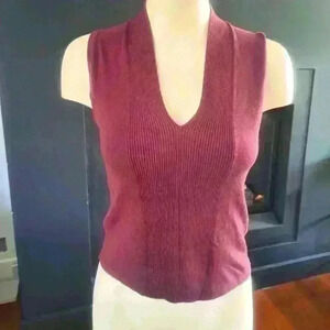 Mex  slevless knit  top S